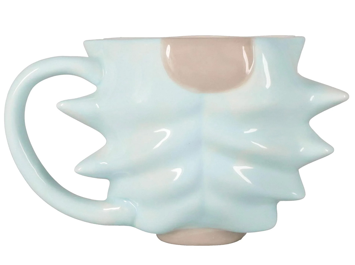 Rick Sanchez Face 3D Sculpted Mug from the Rick and Morty Series