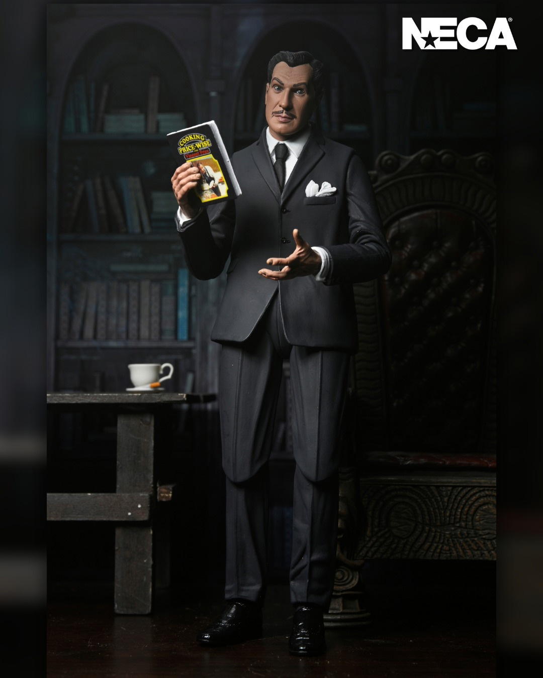 Vincent Price Ultimate Action Figure Neca em Escala 1:10
