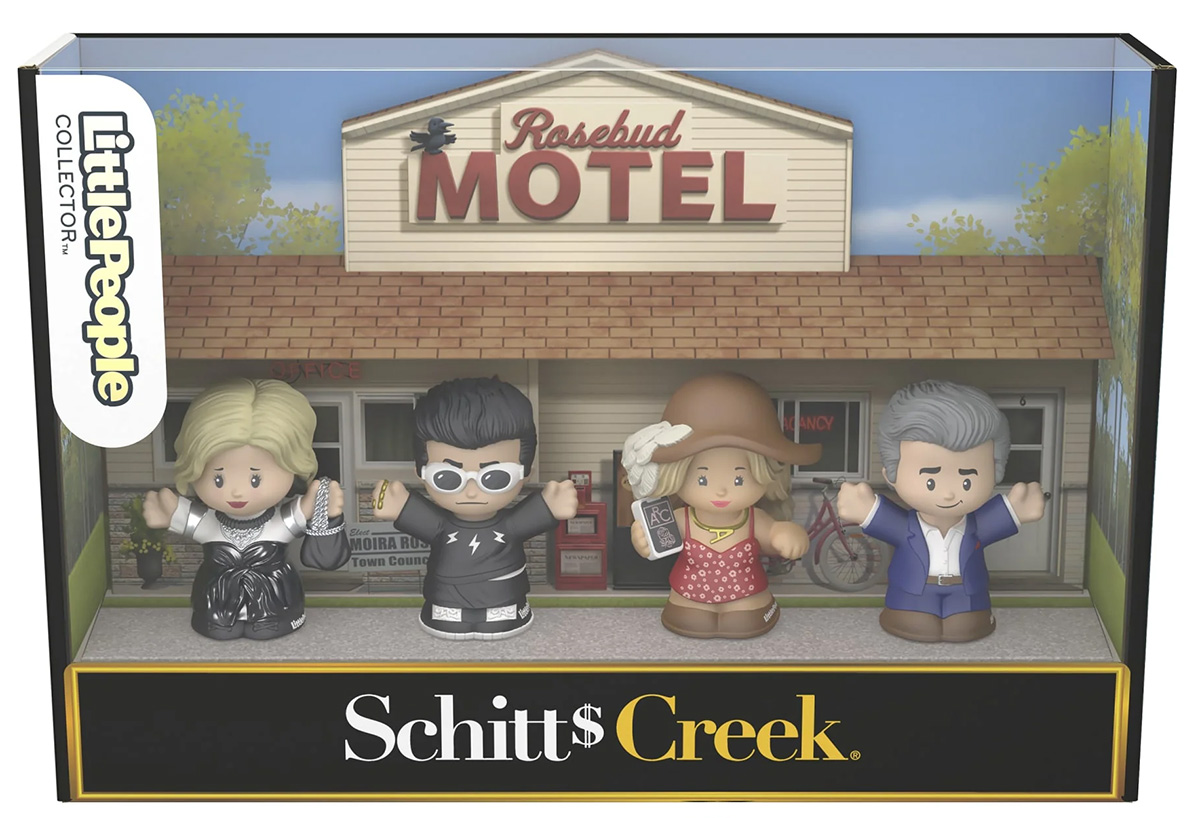Schitt's Creek Little People Collector Dolls with the Rose Family