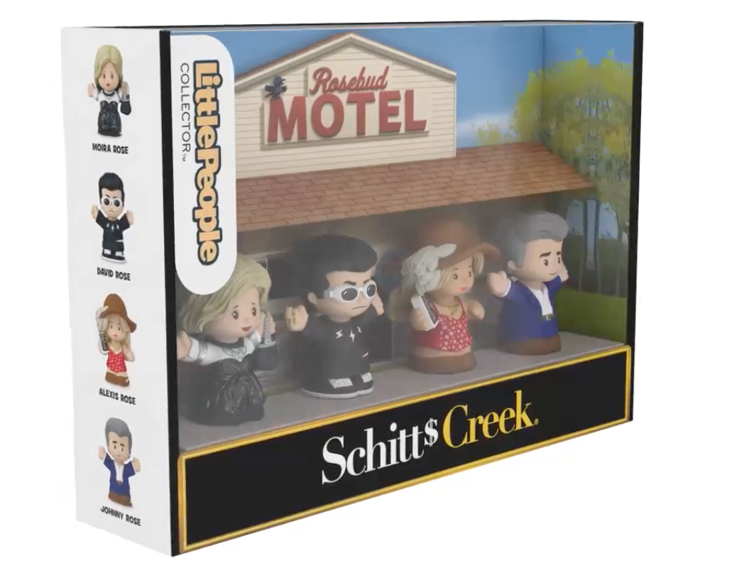 Schitt's Creek Little People Collector Dolls with the Rose Family