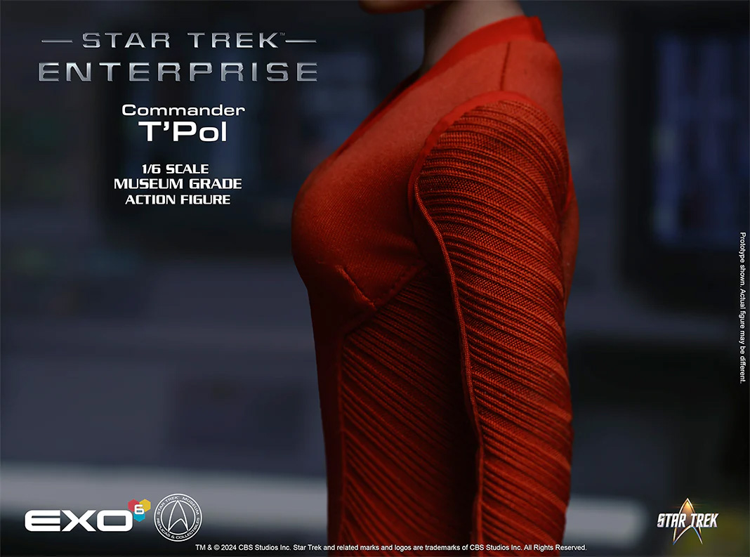 Commander T'Pol of the Enterprise NX-01 - Perfect 1:6 Action Figure from the Star Trek: Enterprise Series