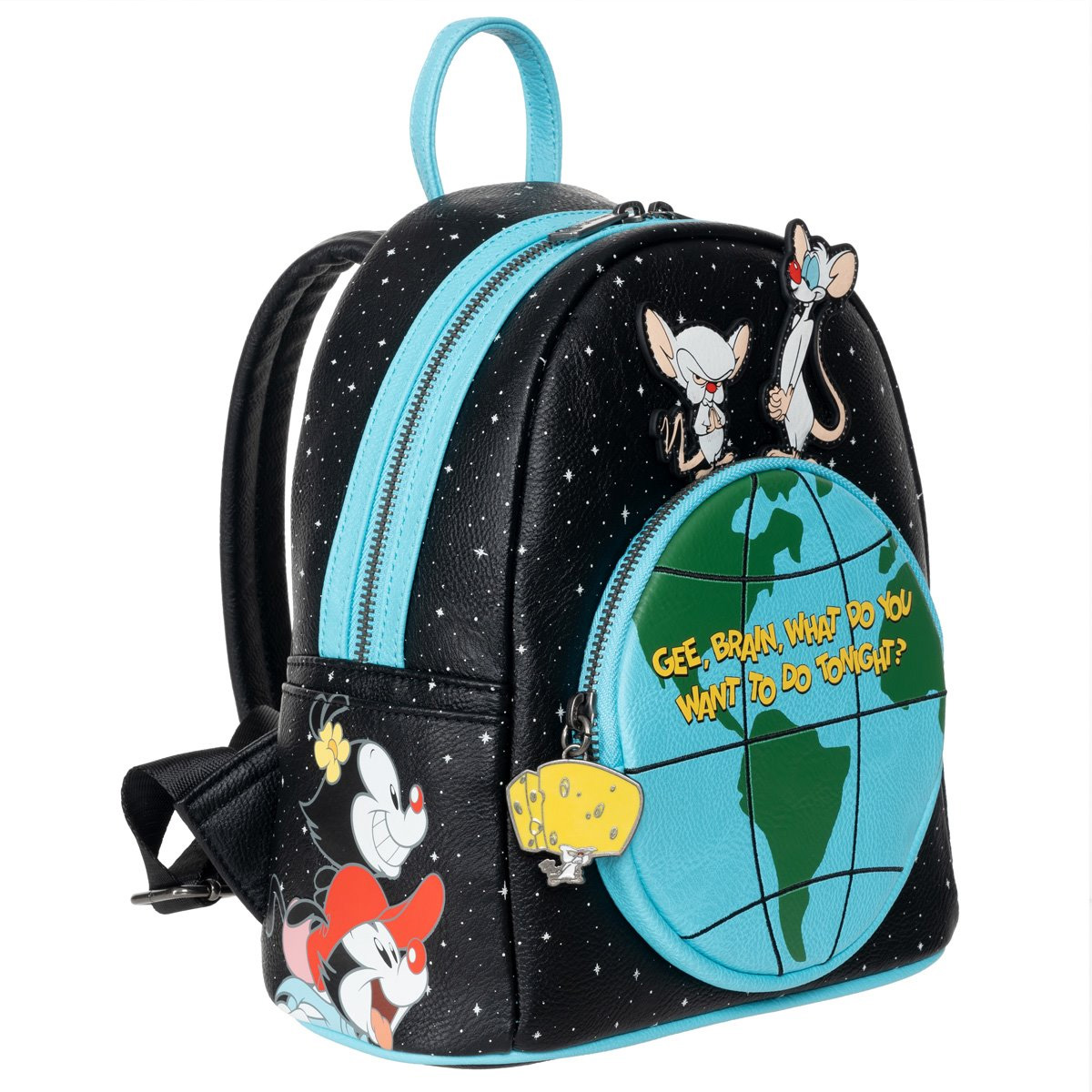 Pinky and the Brain Taking Over the World! Glow-in-the-Dark Mini Backpack