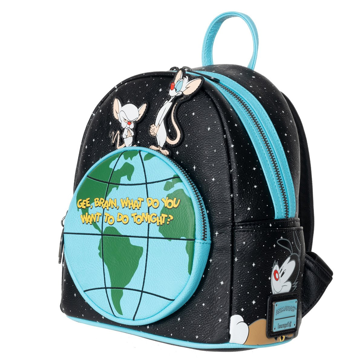 Pinky and the Brain Taking Over the World! Glow-in-the-Dark Mini Backpack