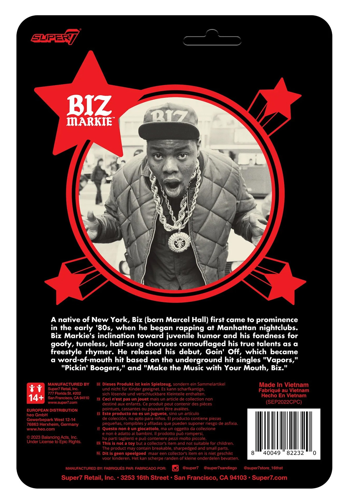 Action Figures Biz Markie ReAction