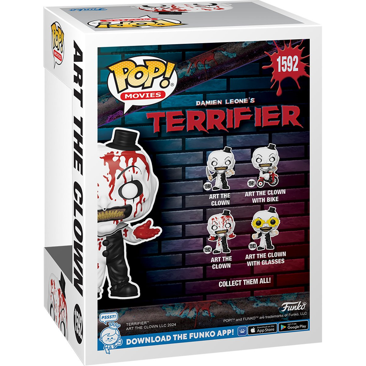 Pop! Terrifier Clown Dolls Art the Clown