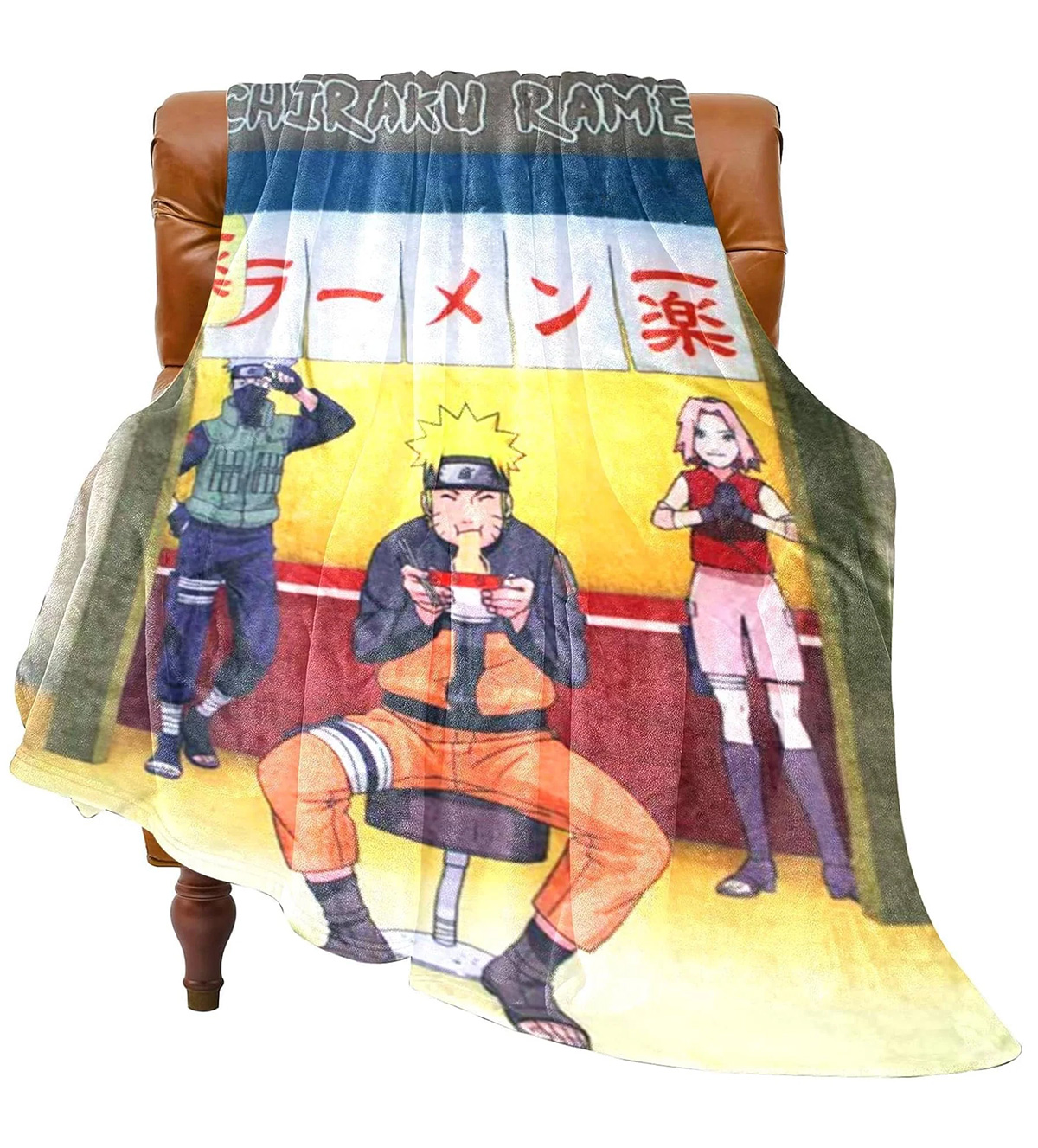 Naruto Throw Blanket at Ichiraku Ramen Restaurant