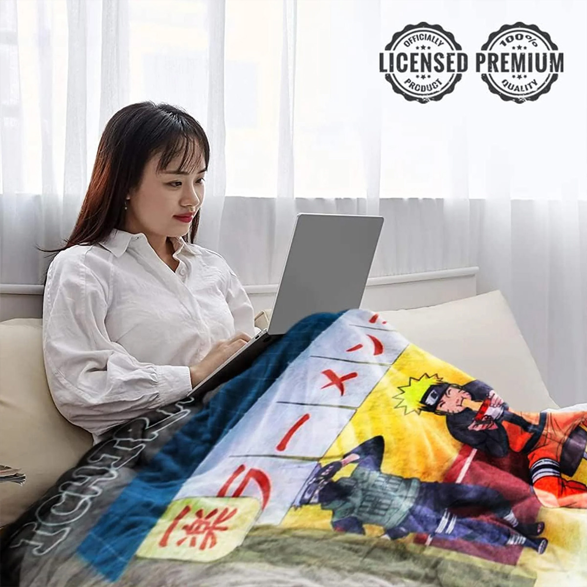 Naruto Throw Blanket at Ichiraku Ramen Restaurant