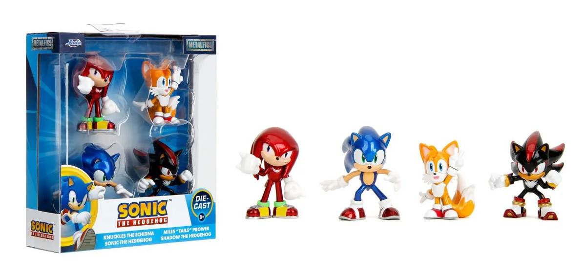 MetalFigs Sonic the Hedgehog Diecast Metal Mini-Figures (Sega)