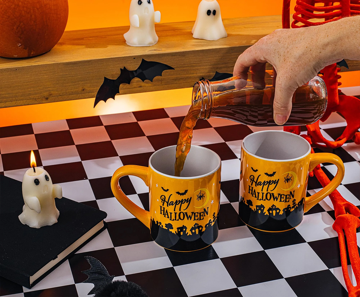 Mickey and Minnie Mouse Halloween Mugs
