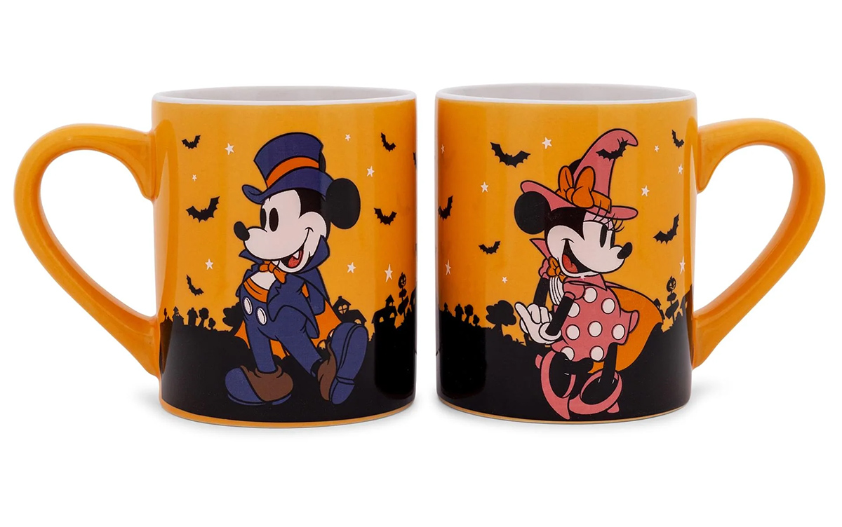Mickey and Minnie Mouse Halloween Mugs
