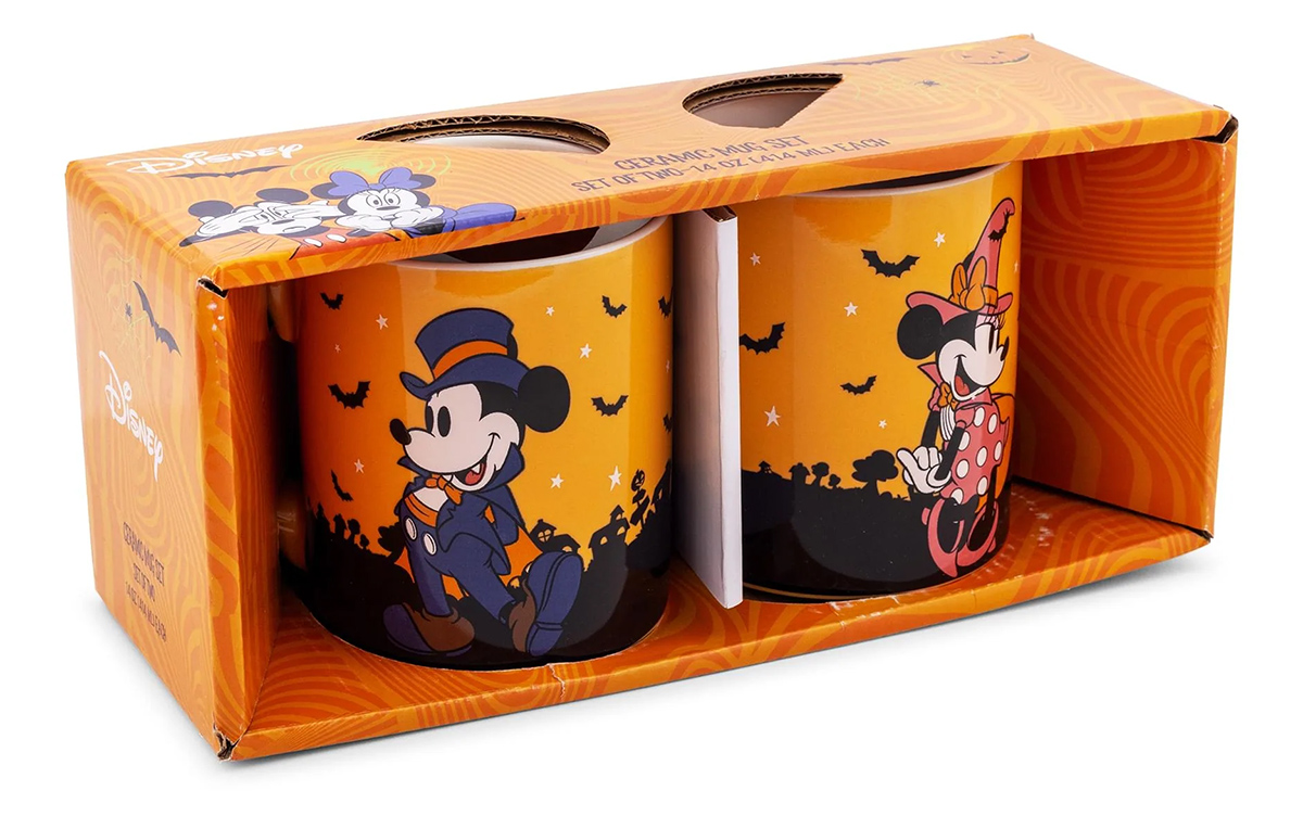 Mickey and Minnie Mouse Halloween Mugs
