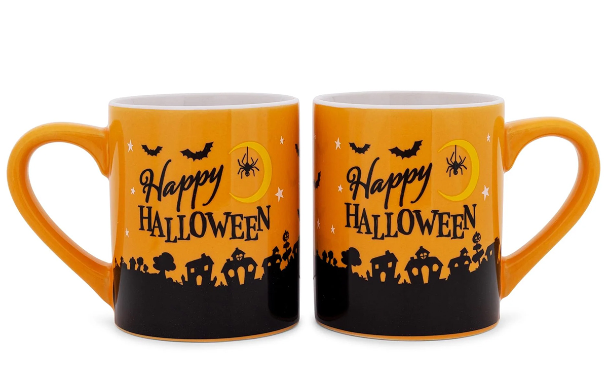 Mickey and Minnie Mouse Halloween Mugs