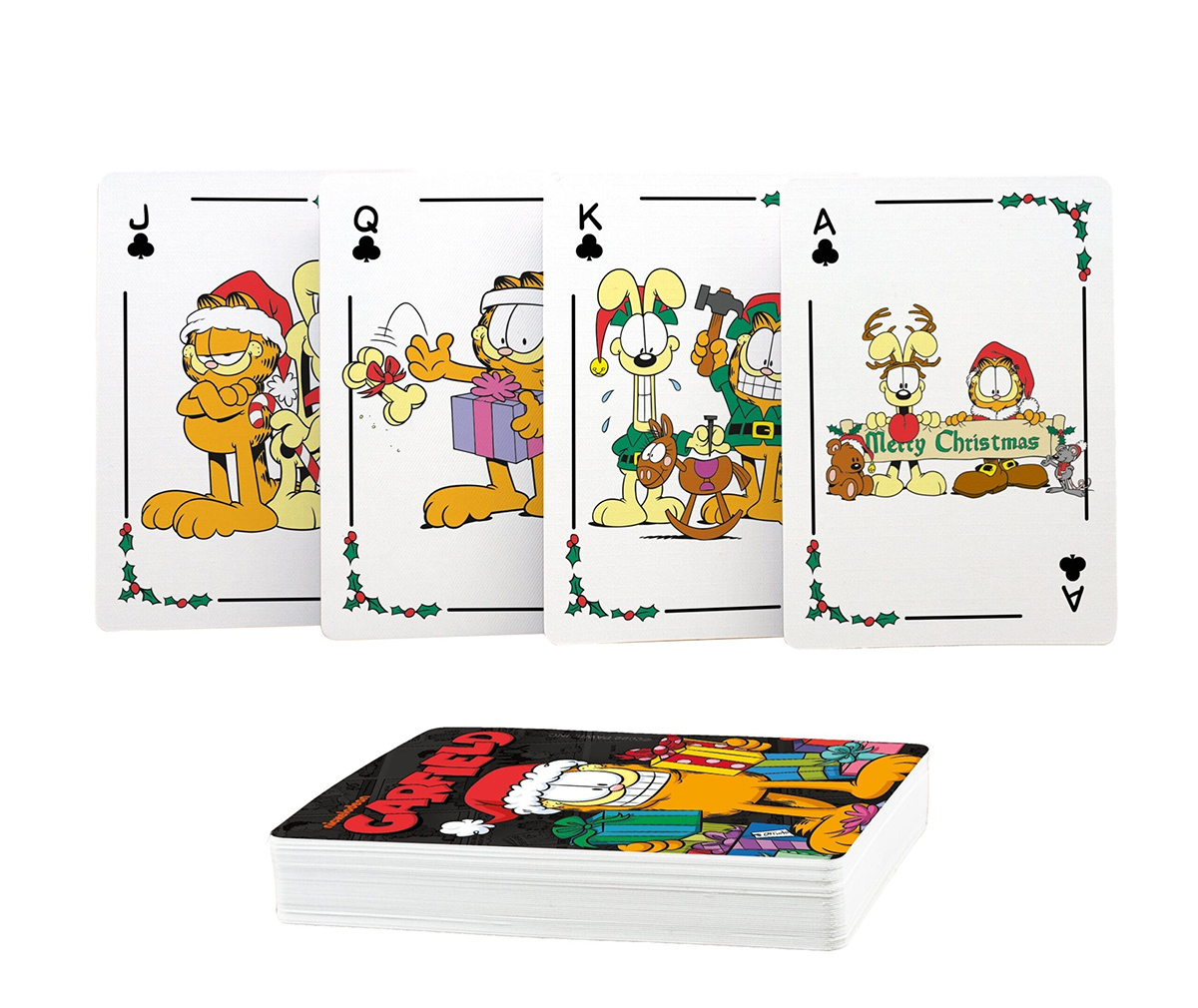 Garfield deck at Christmas