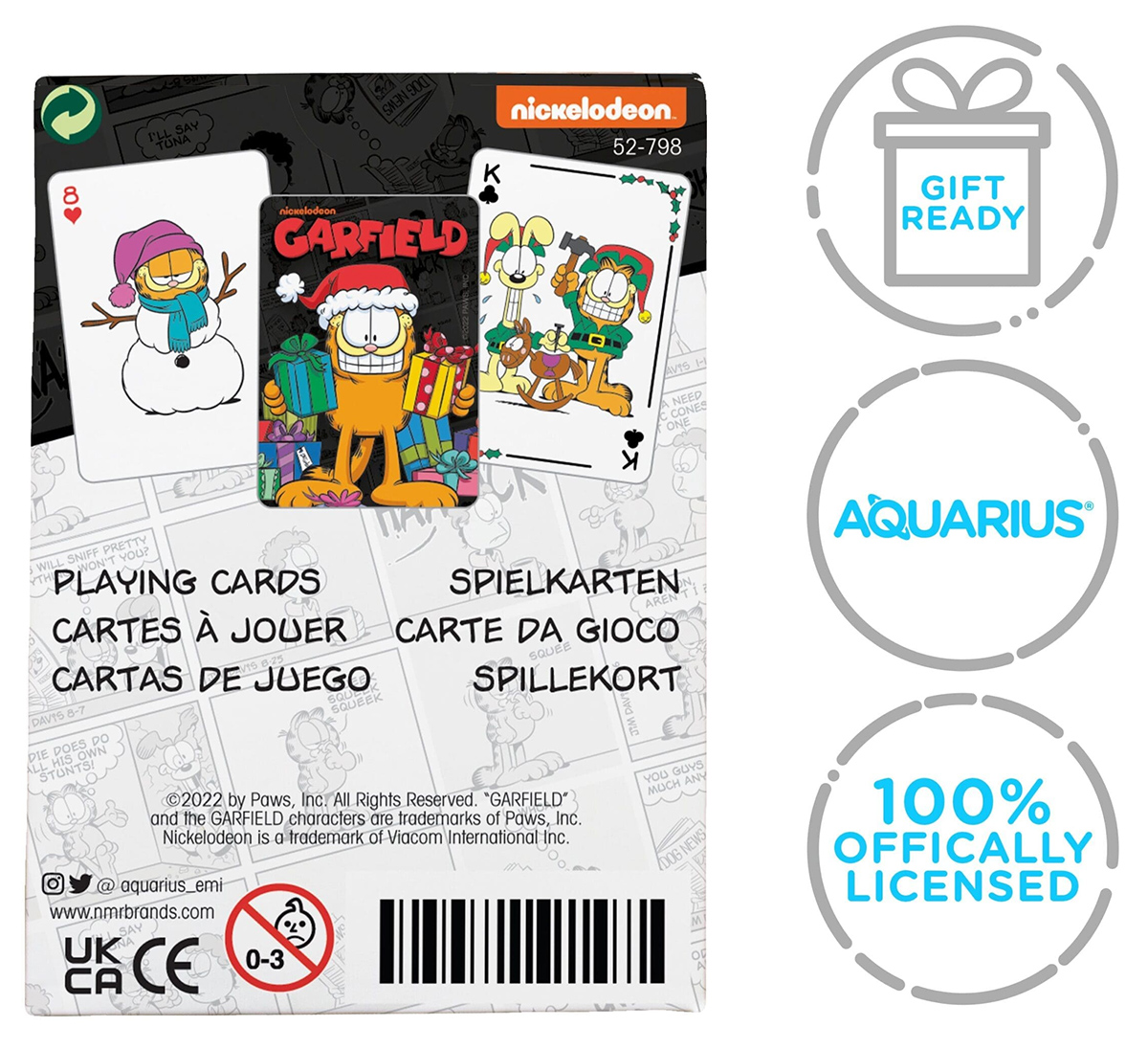 Garfield deck at Christmas