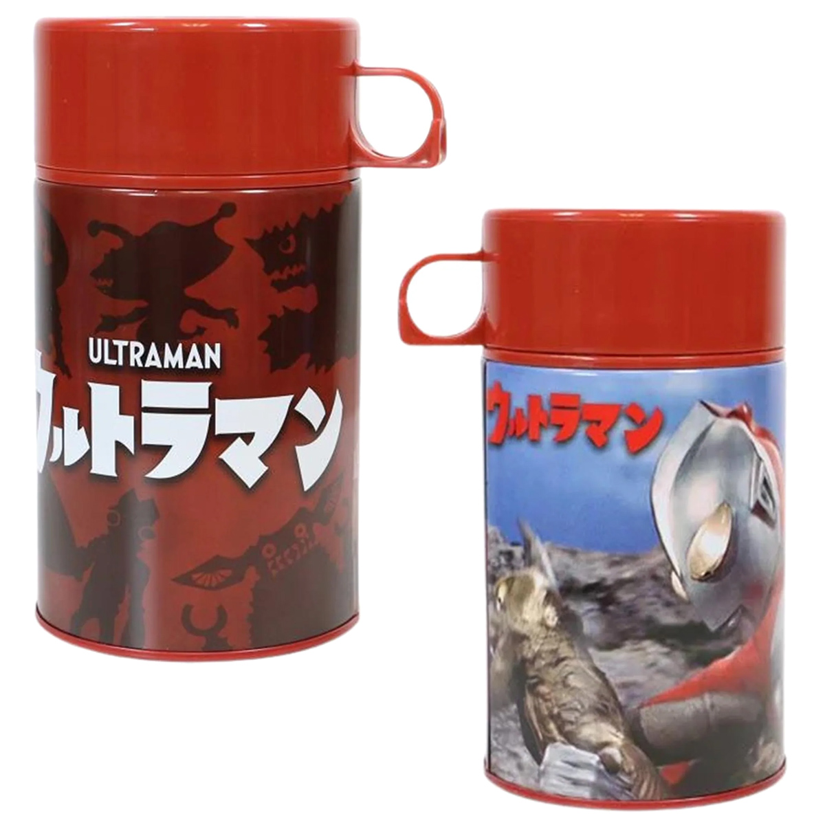 Ultraman Tin Titans lunchbox with thermos