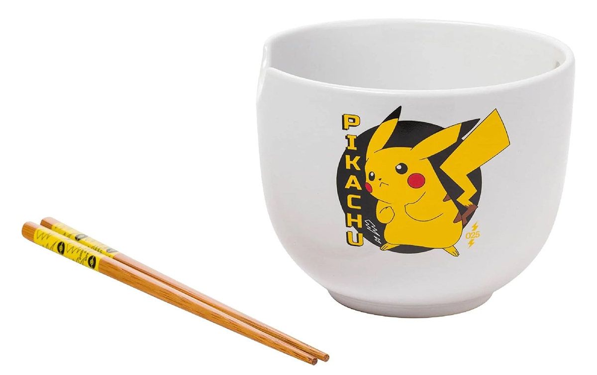 Tigella Ramen Picachu Pokémon com Hashiss