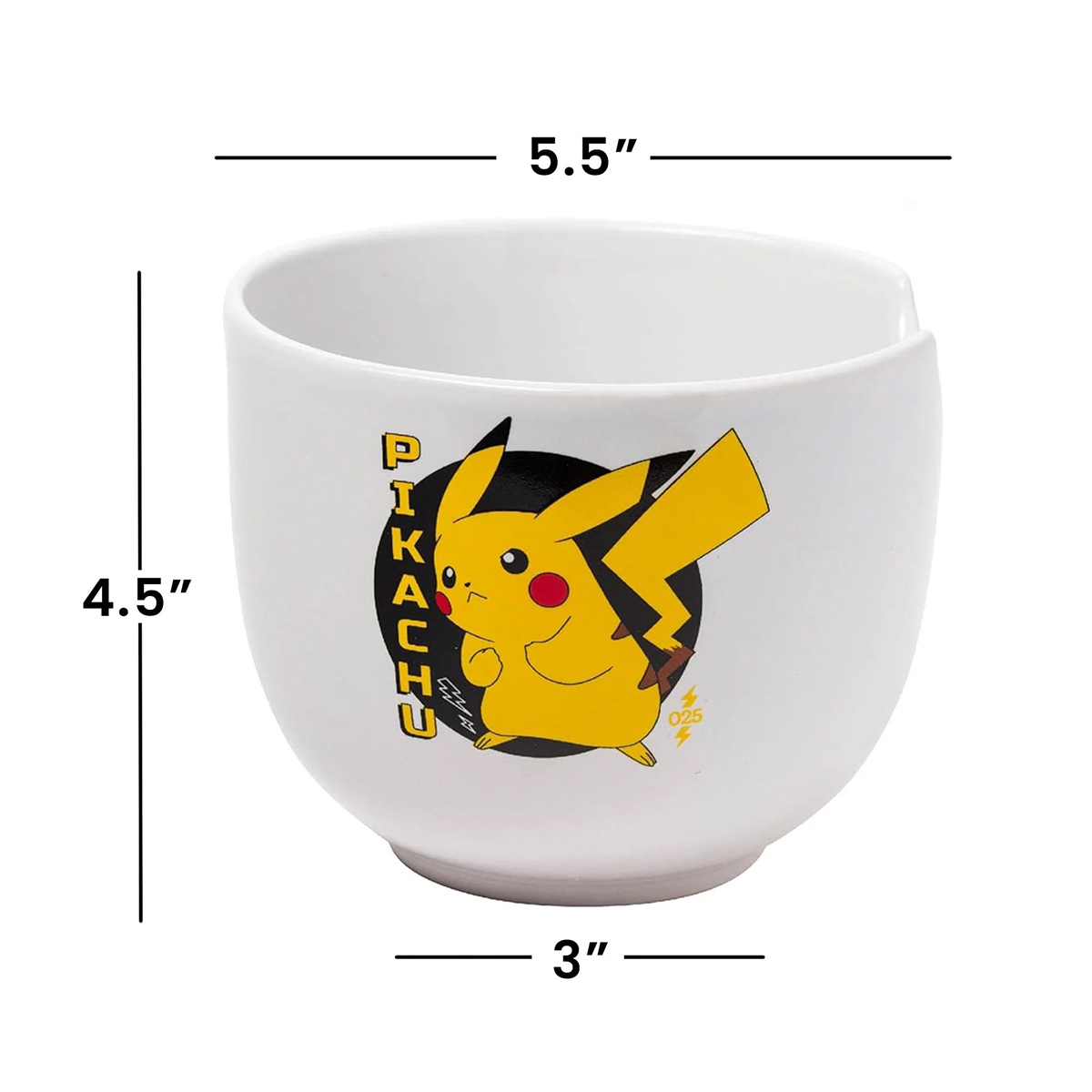 Tigella Ramen Picachu Pokémon com Hashiss