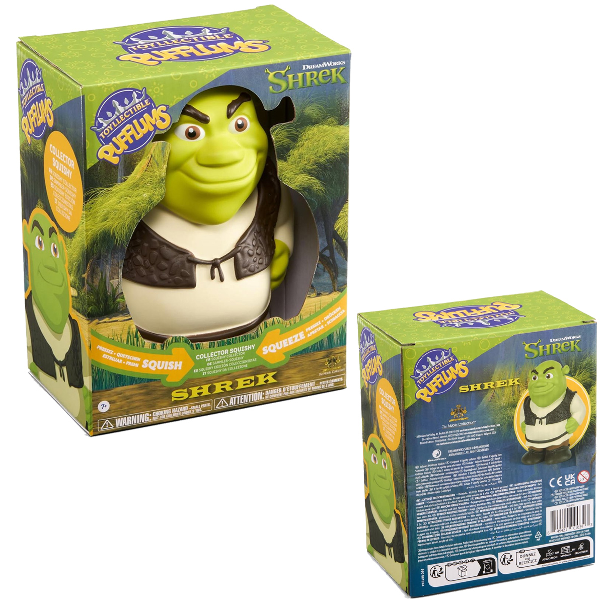 Shrek, Pennywise and SpongeBob Foam Dolls (Anti-Stress)