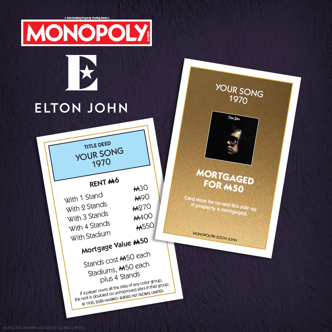 Monopoly Elton John Edition Board game