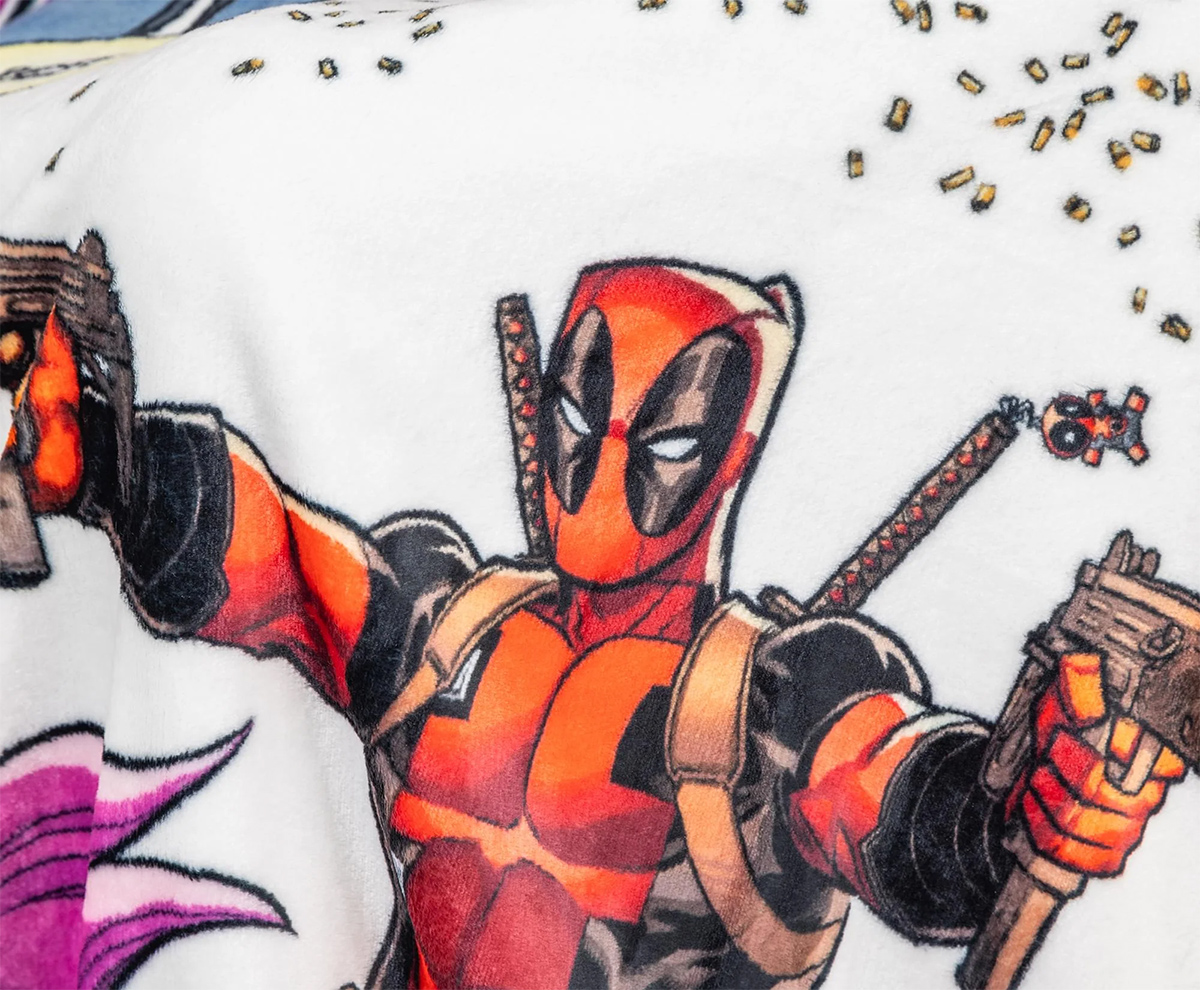 Deadpool Lance blanket in pink unicorn