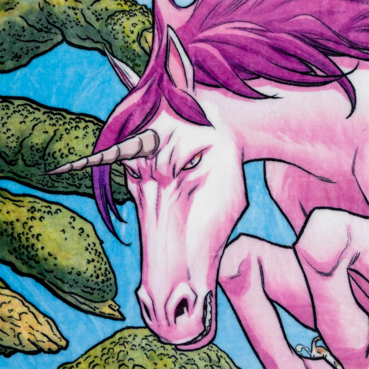 Deadpool Lance blanket in pink unicorn