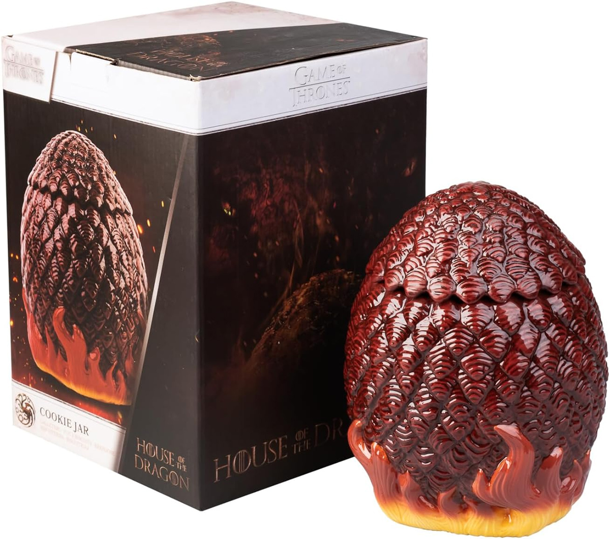 Dragon's Egg House of the Dragon Airtight Cookie Jar