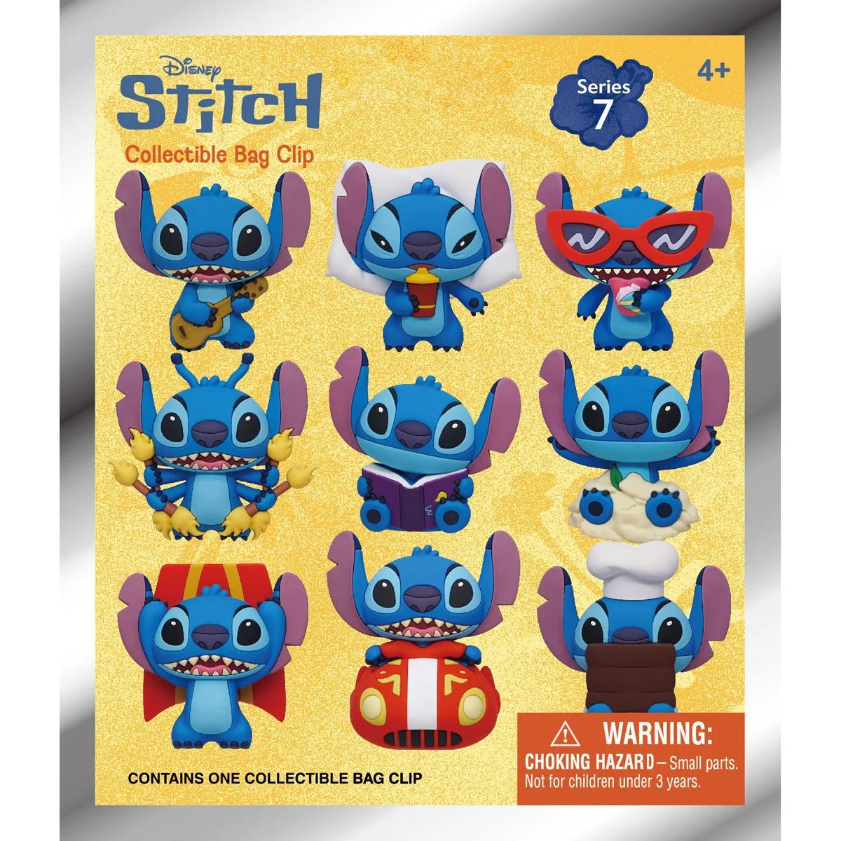 Chaveiros Stitch 3D Figural Bag Clip (Blind-Bag)