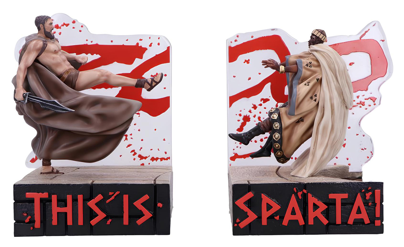 Book Supports 300 “This is Sparta” Bookends