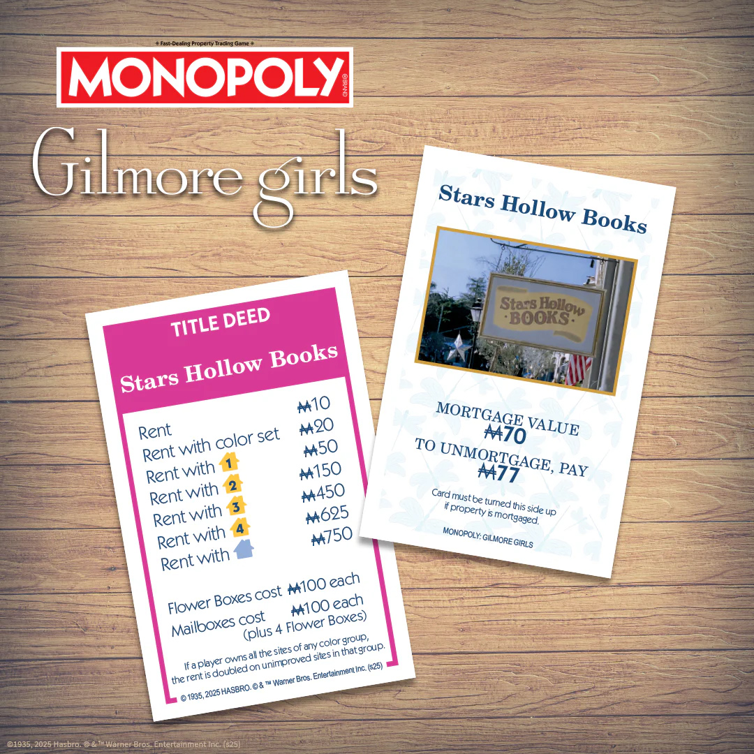 Monopoly Gilmore Girls Board Set