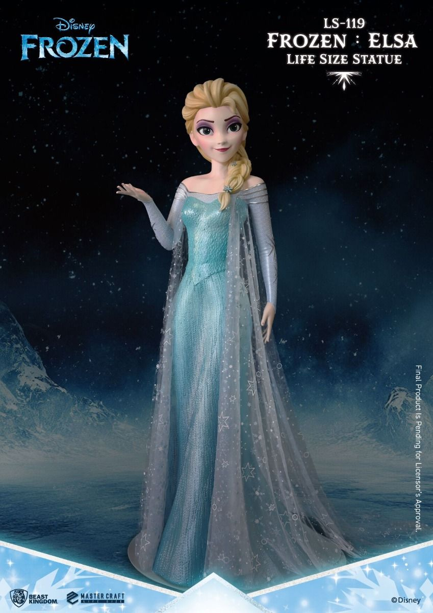 ELSA STATE OF FROZEN FROZEN 1: 1 with 1.70 meter high