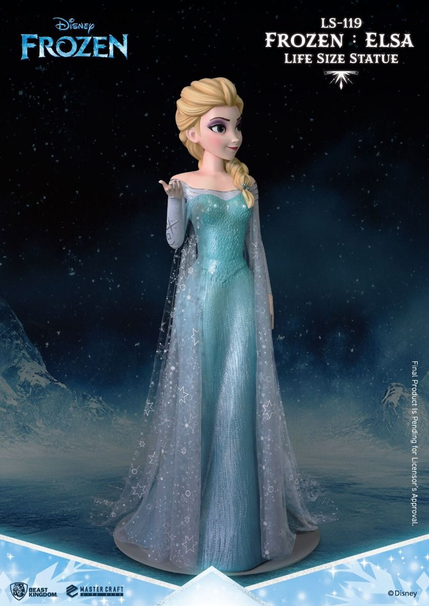 ELSA STATE OF FROZEN FROZEN 1: 1 with 1.70 meter high