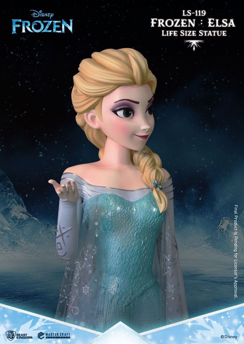 ELSA STATE OF FROZEN FROZEN 1: 1 with 1.70 meter high