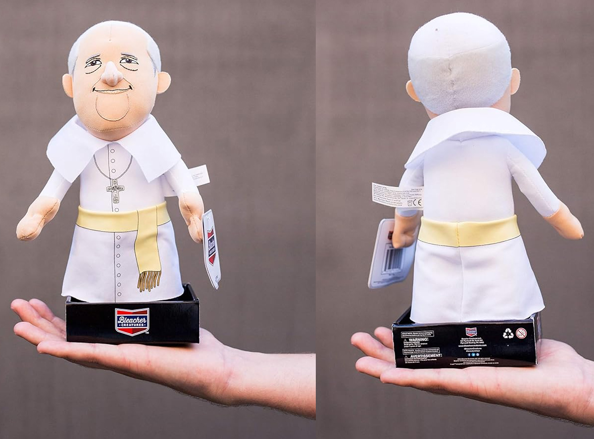 Plush doll of his holiness Pope Francis (1936-2025)
