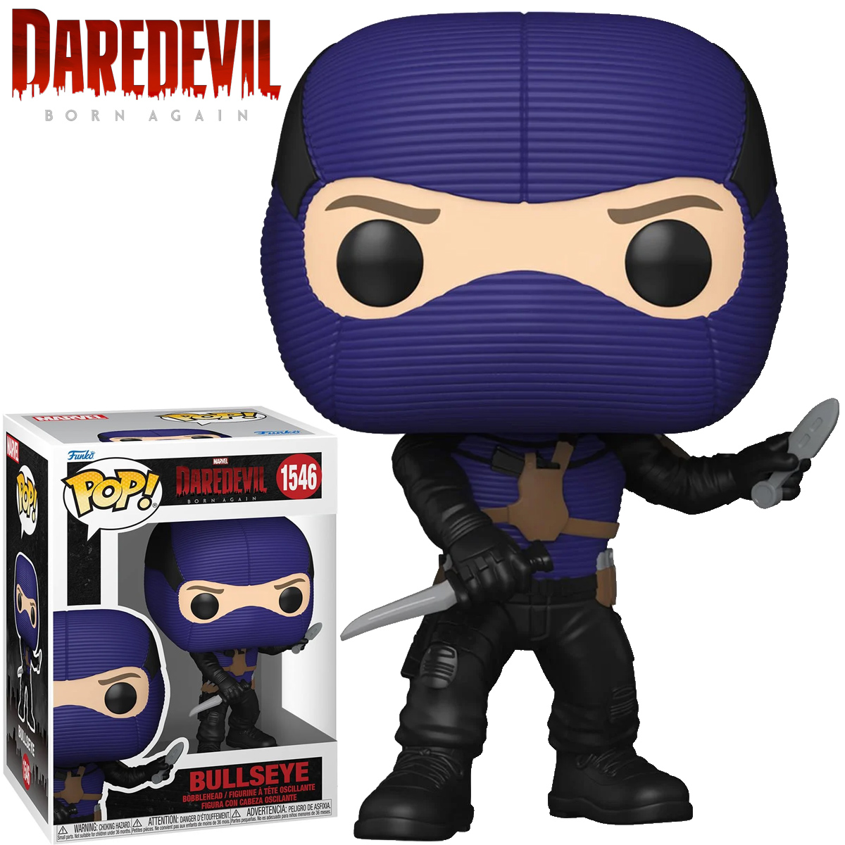 Pop dolls! From the Daredevil series: Reborn (DAREDEVIL: Born Again)