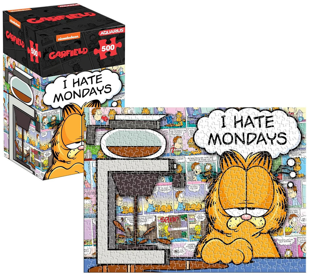 Garfield puzzle “I hate Mondays”