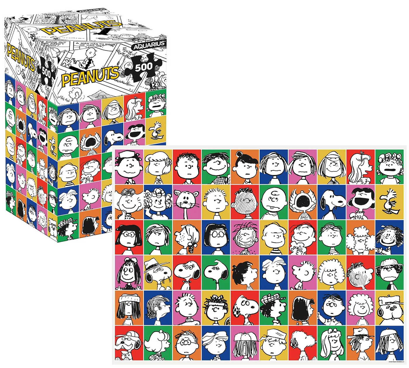 Peanuts puzzle “Portraits” with 500 pieces