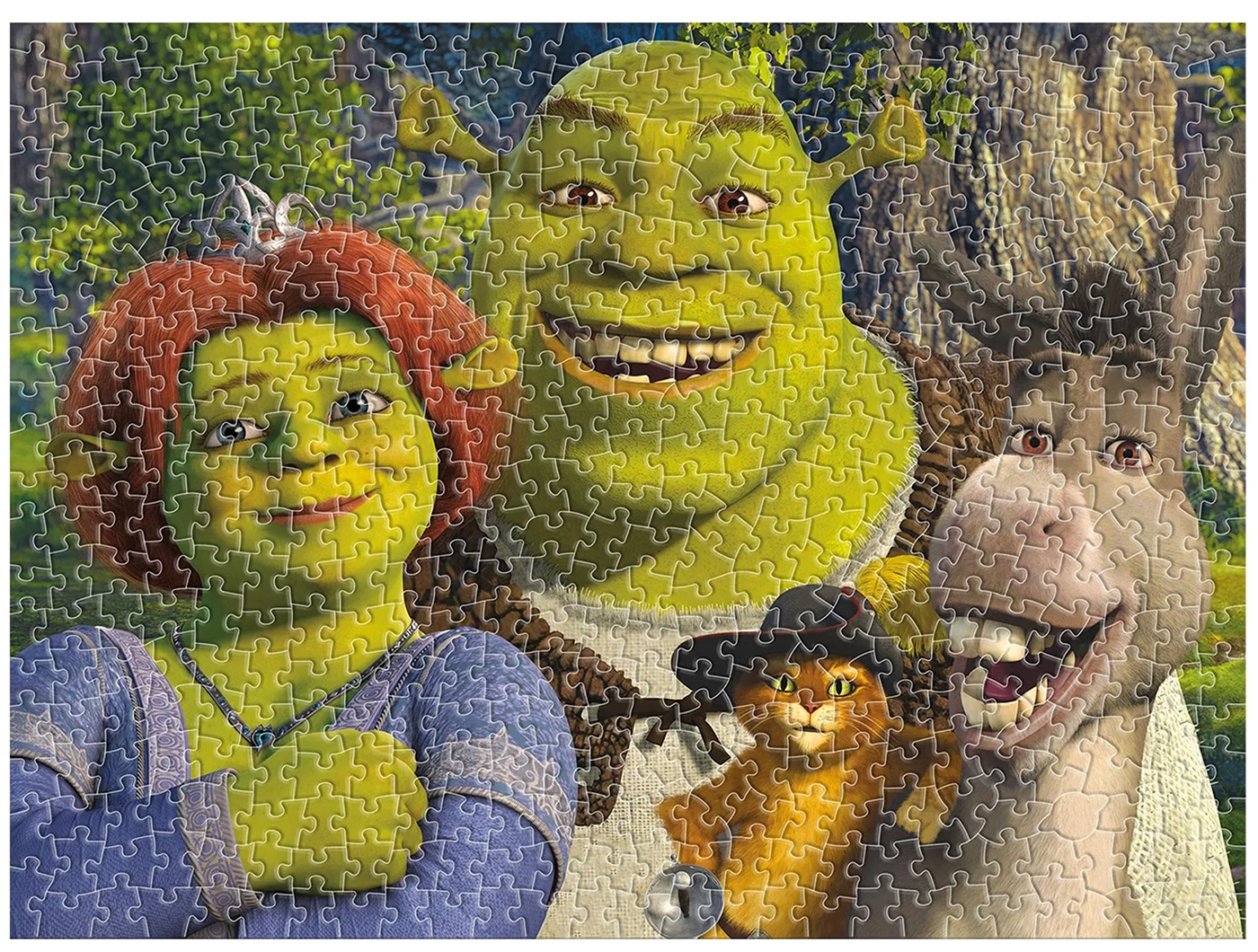 500-piece shrek family puzzle