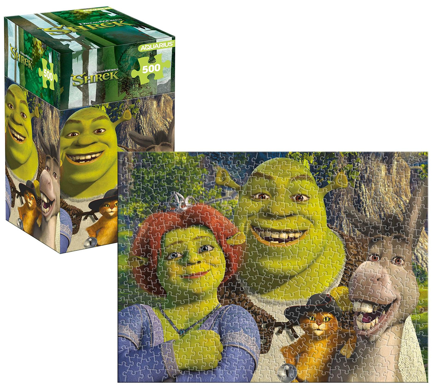 500-piece shrek family puzzle