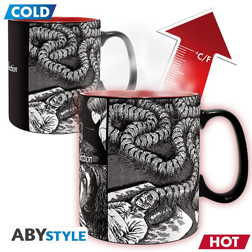 Reactive heat mug junji ito “honored ancestor”