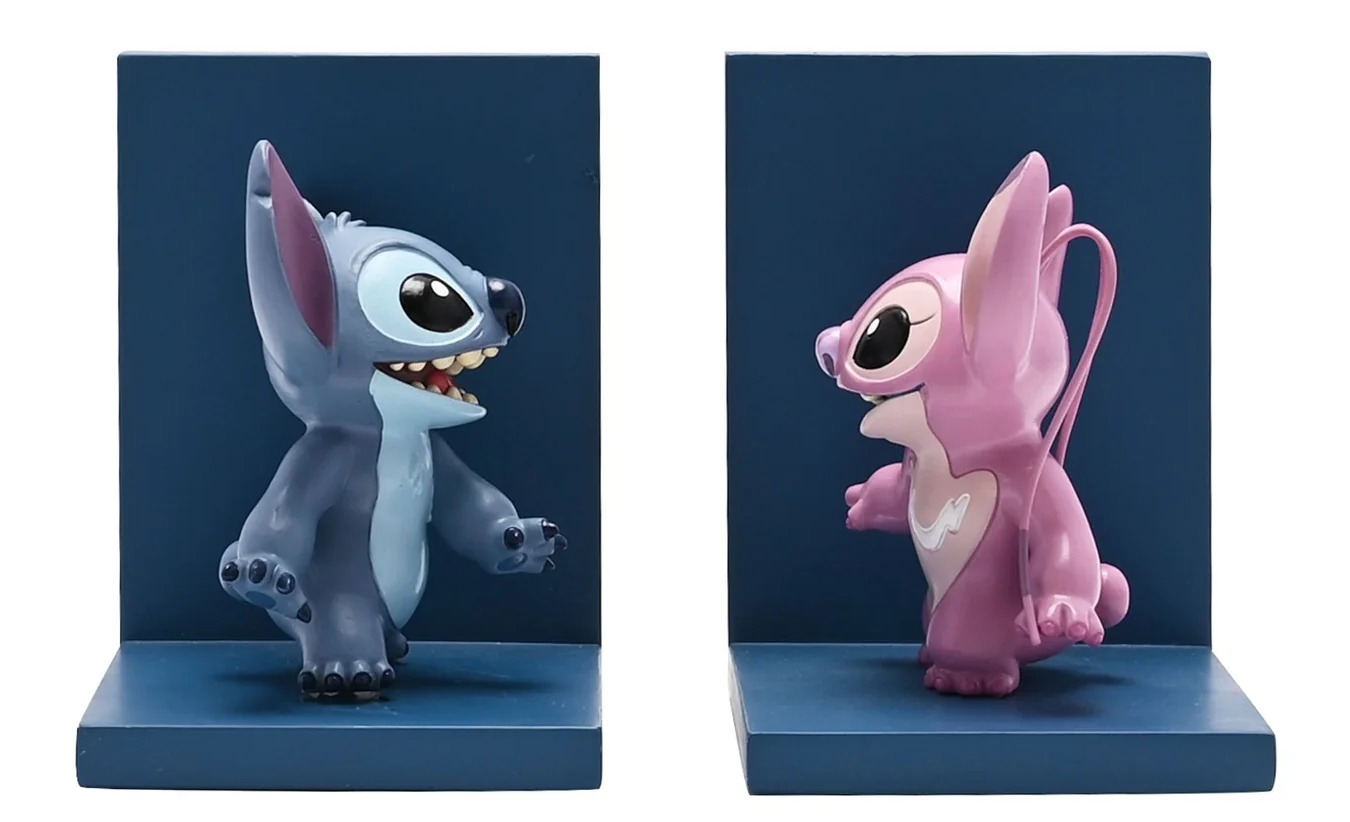 Stitch & Angel 3D Bookends Book Supports