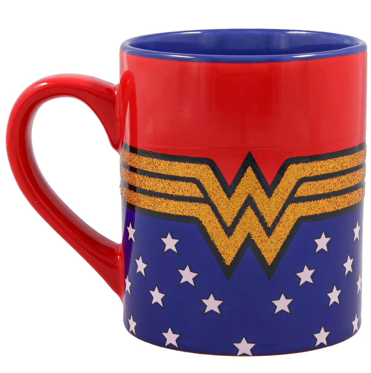 Wonder Woman Mug with Glitter