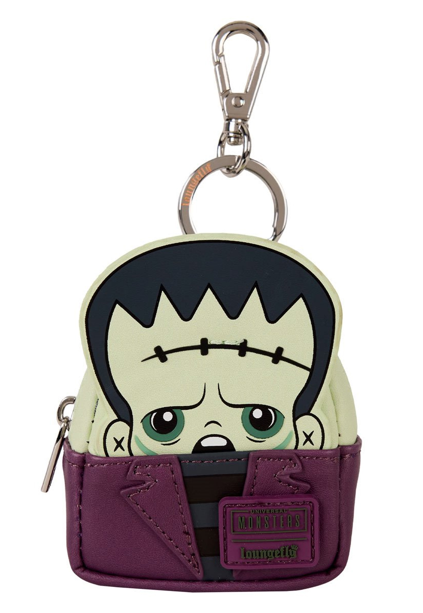 Loungefly Keychains with Micro-Mochillas from Universal Studio monsters