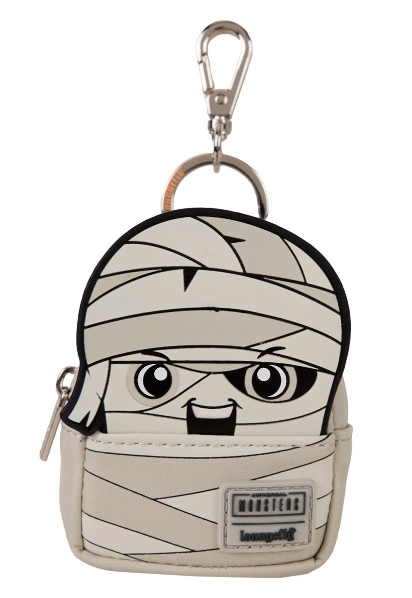 Loungefly Keychains with Micro-Mochillas from Universal Studio monsters