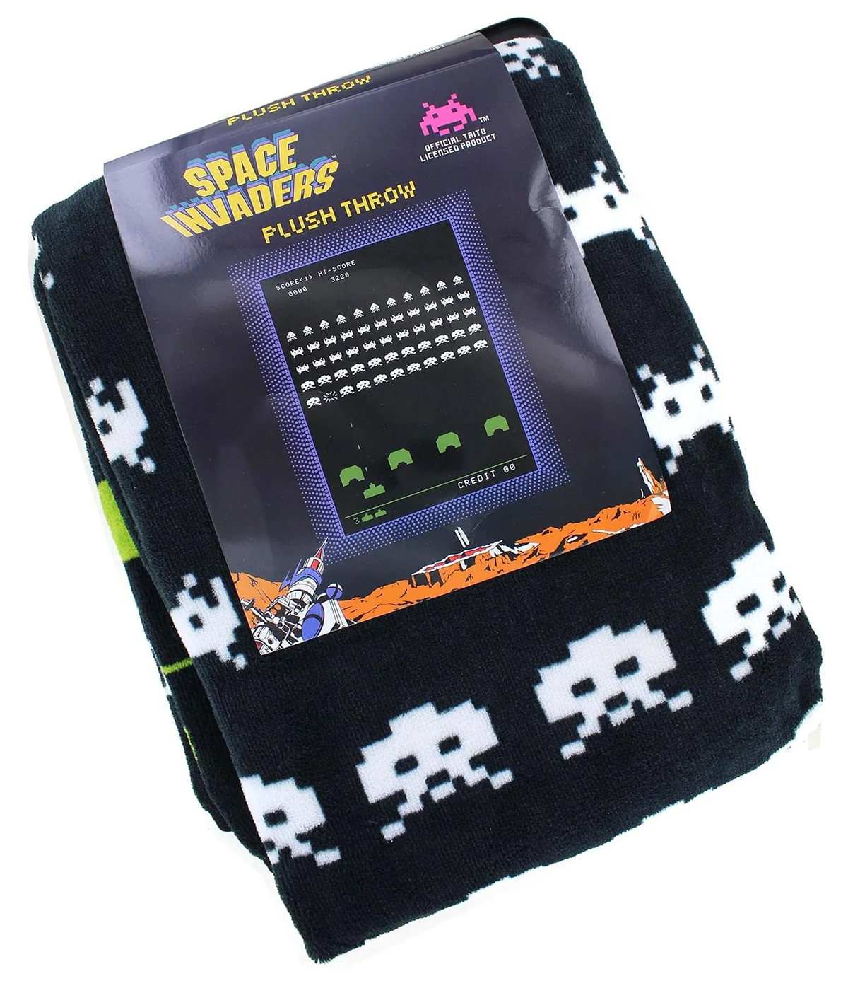 Lance Space Invaders 8-bit blanket
