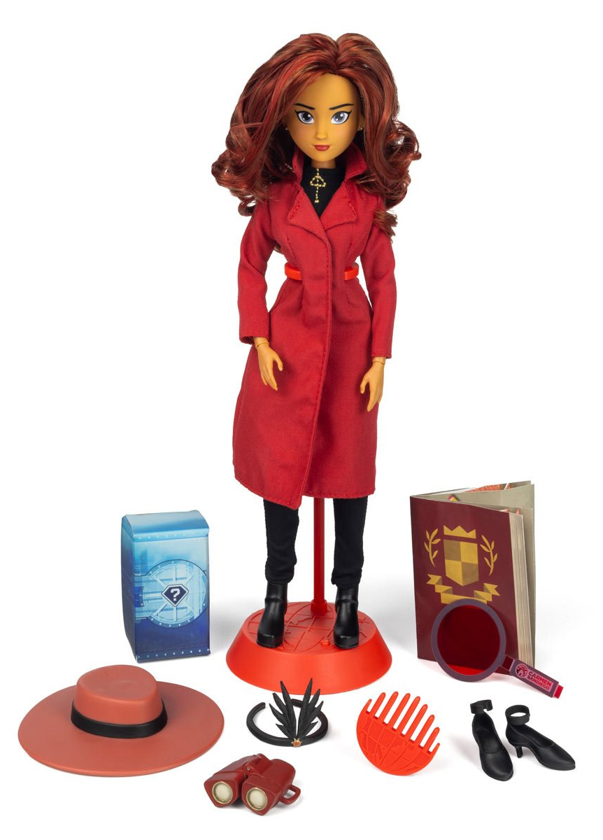 Fashion Carmen Sandiego doll from Netflix animated series