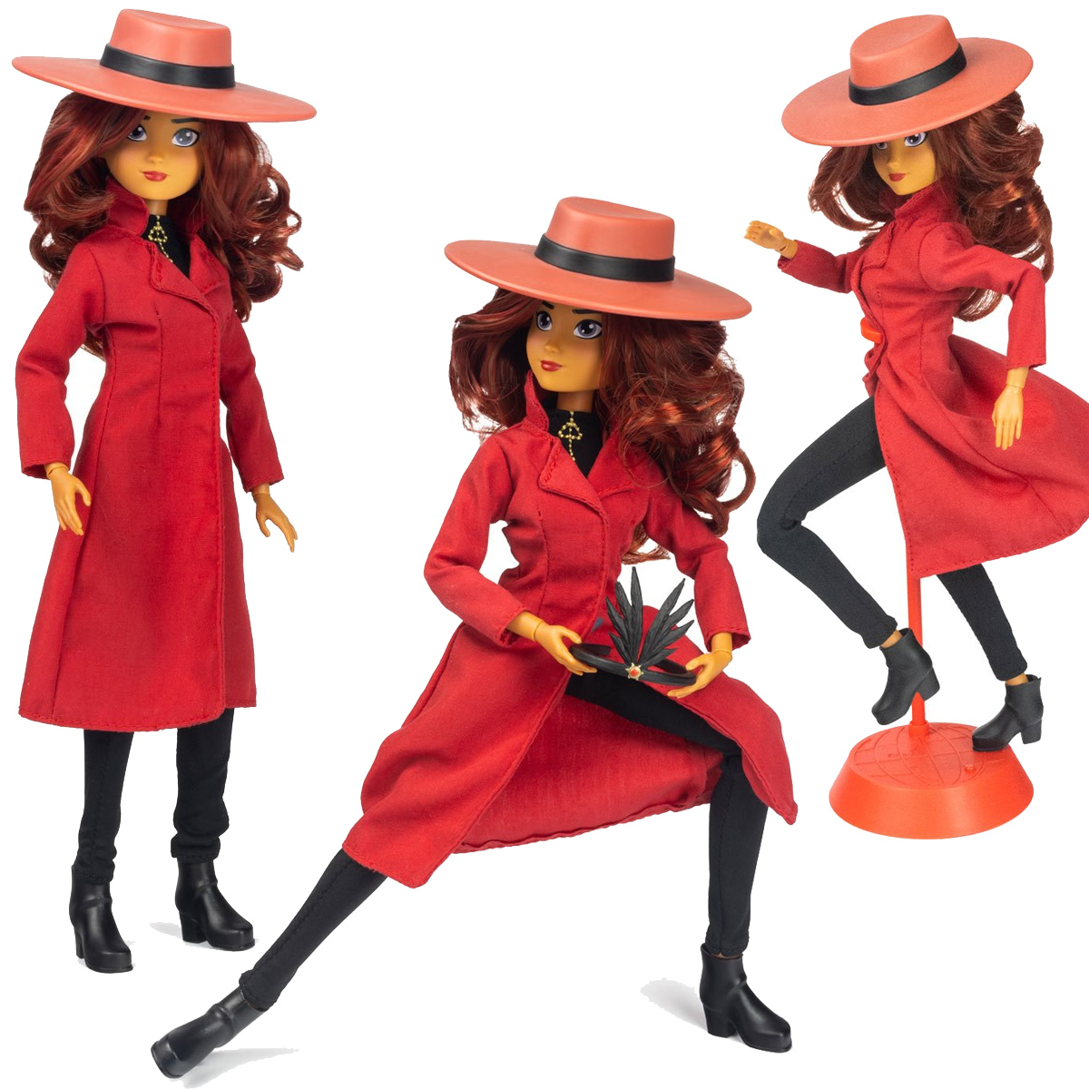 Fashion Carmen Sandiego doll from Netflix animated series