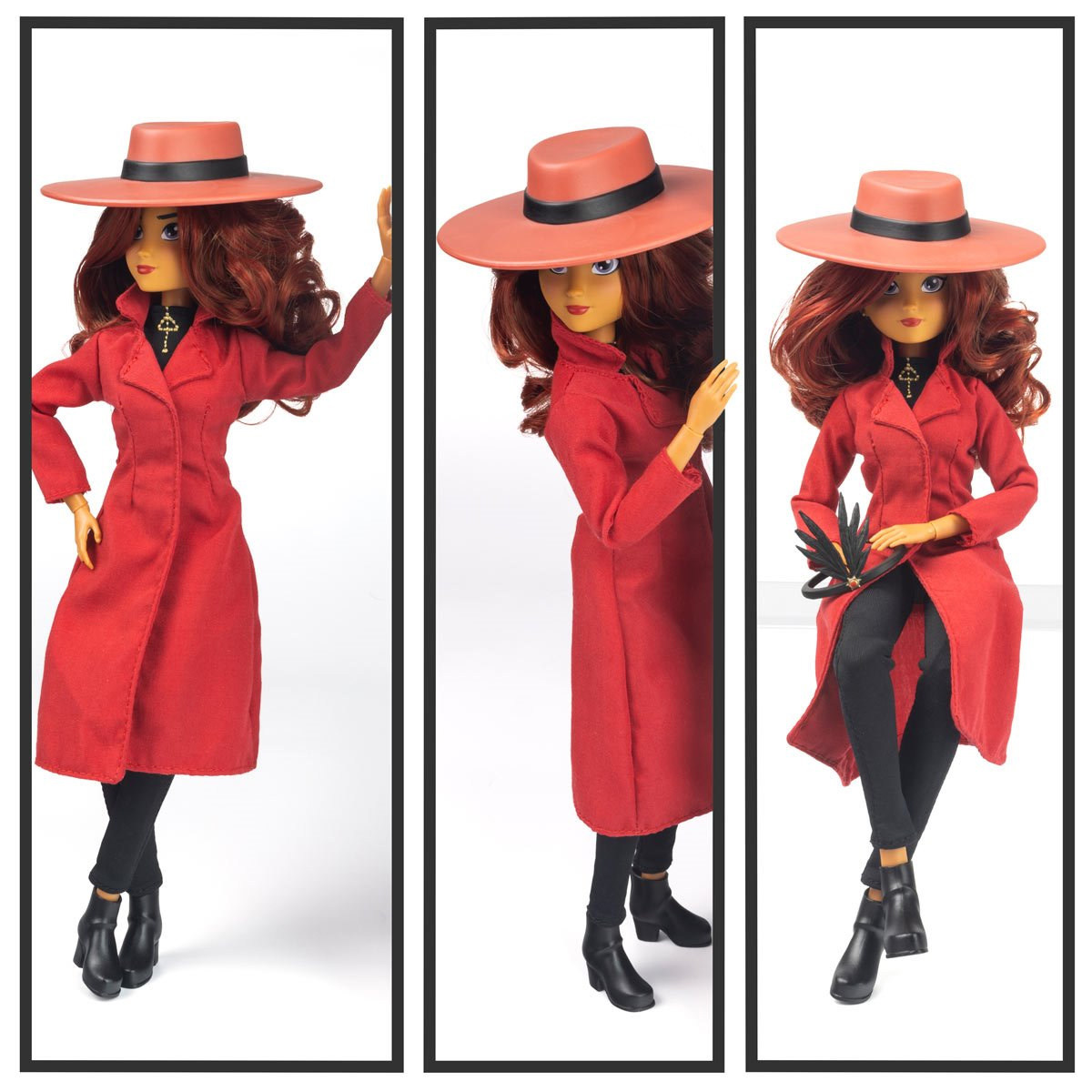 Fashion Carmen Sandiego doll from Netflix animated series