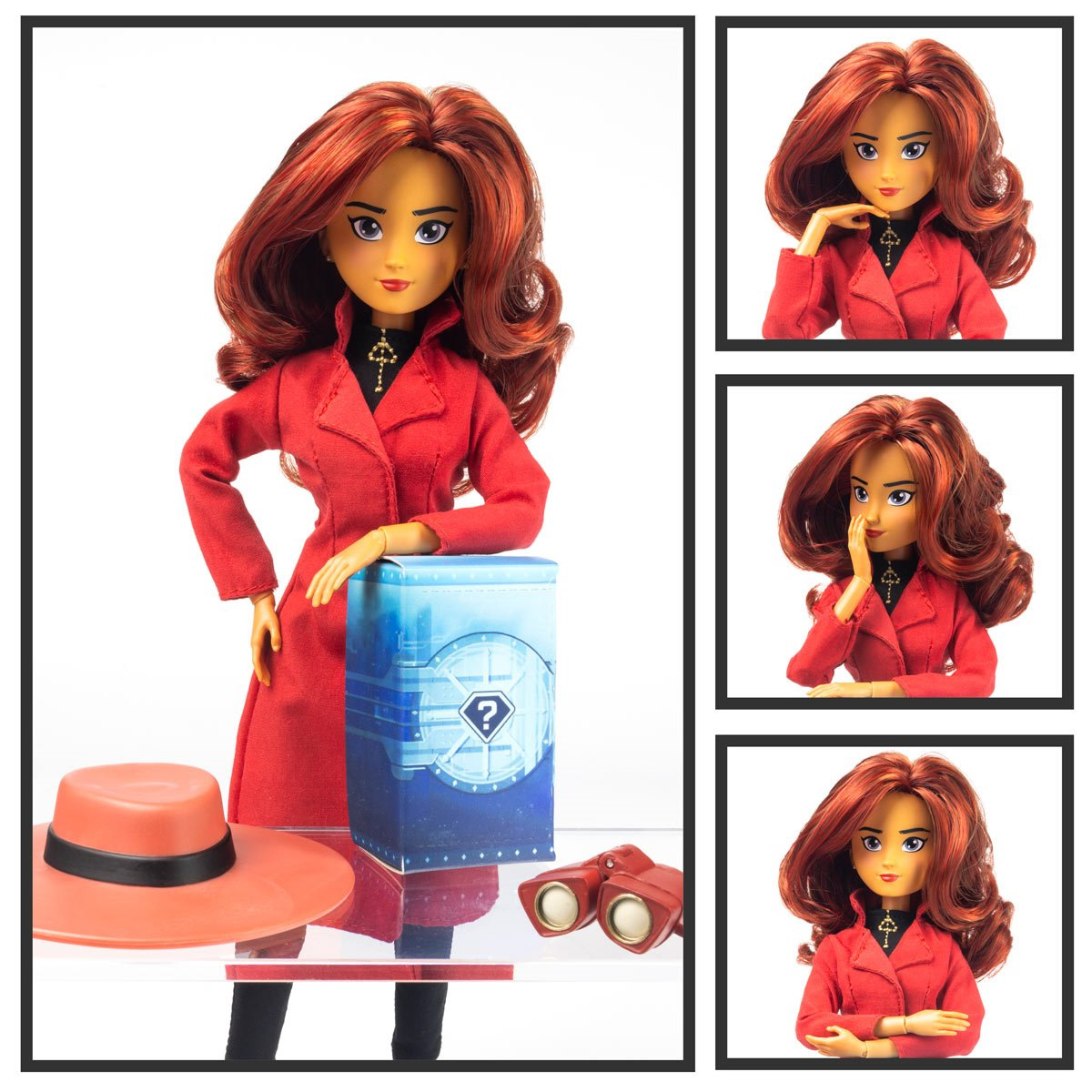 Fashion Carmen Sandiego doll from Netflix animated series