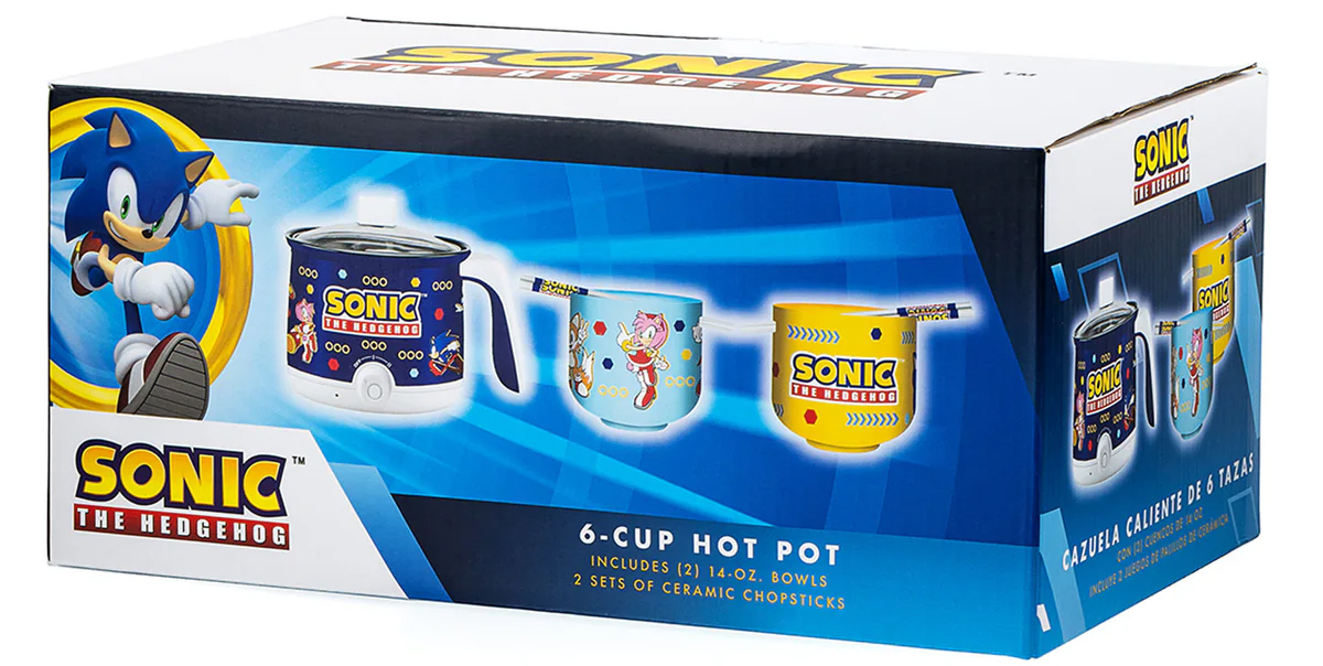 Sonic the Hedgehog Hot Pot with Ramen Bowls