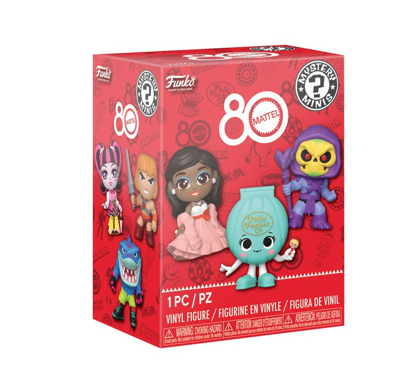 Mattel Mini-Figures 80 Years Mystery Minis with He-Man, Barbie, Polly Pocket and View-Master
